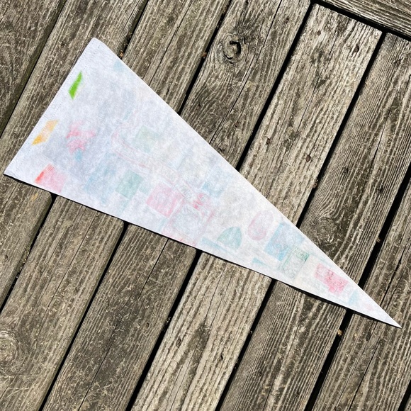 Vintage 1996 Olympics Atlanta Centennial Games Pennant - Picture 7 of 7